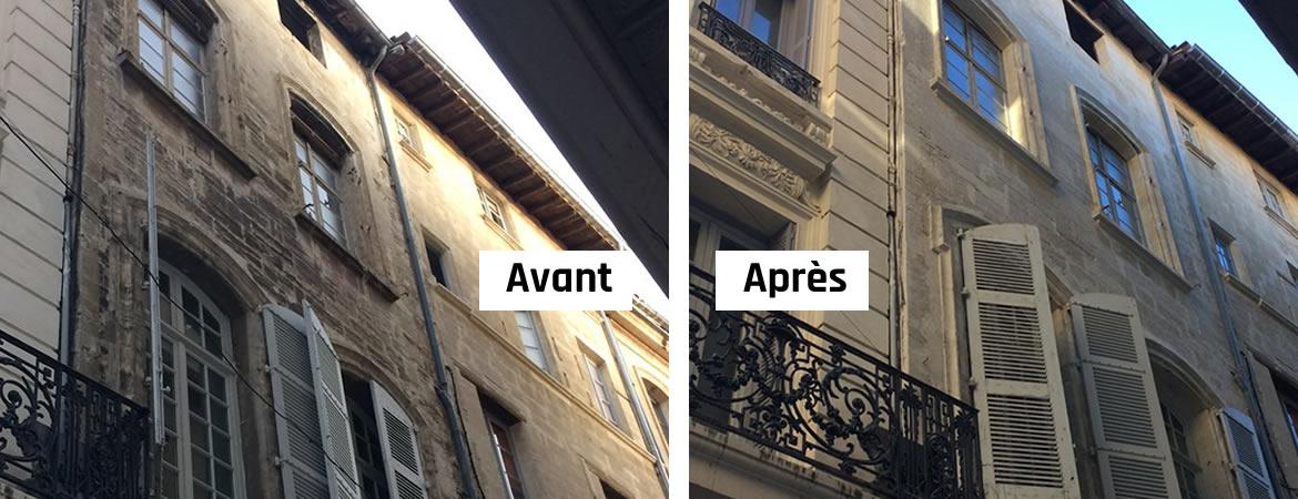 Nettoyage de façades, Montpellier, St Jean de Védas